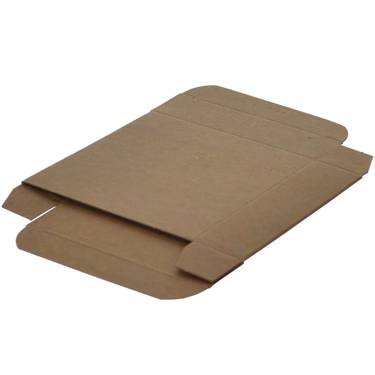 4 x 1 1/16 x 4 Brown 24pt 1-pc Chipboard Folding Carton 500/Case - Image 2