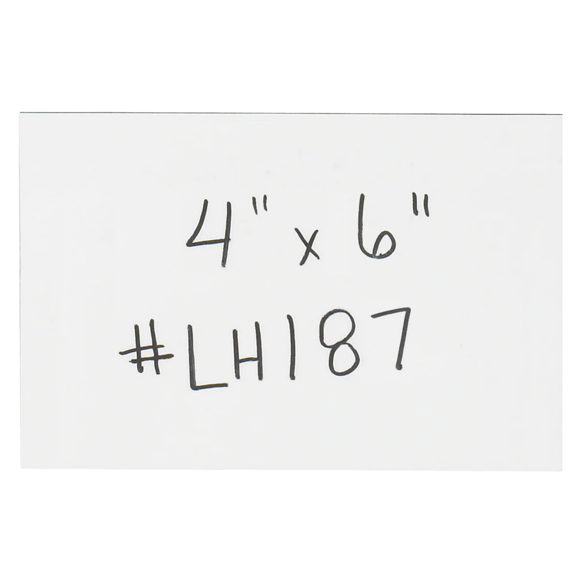 4 x 6 White Warehouse Labels - Magnetic Strips 25/Case