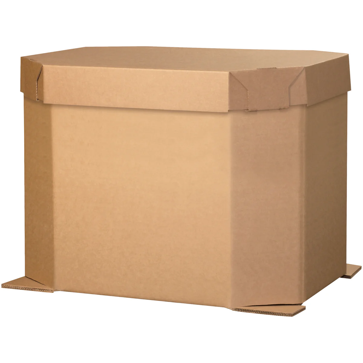 46 x 38 x 24 Octagon Bottom 1300 lb Bulk Bin 5/Bundle