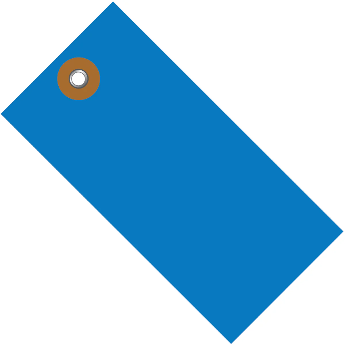 5 1/4 x 2 5/8 Blue Tyvek Shipping Tag 100/Case