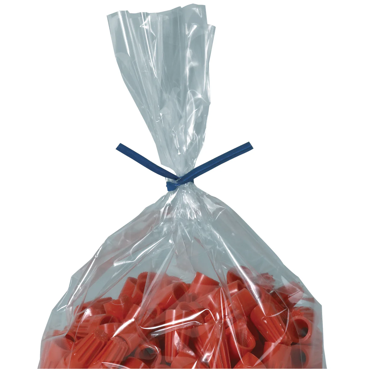 5 x 5/32 Blue Paper Twist Ties 2000/Case