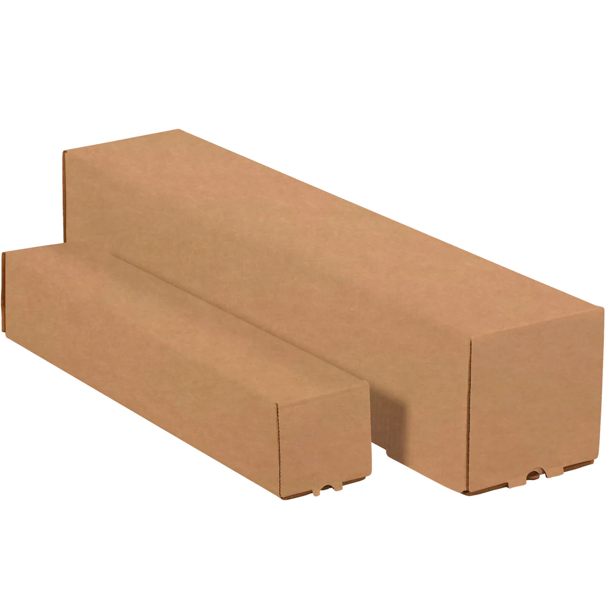 5 x 5 x 18 Square Kraft Corrugated Mailing Tube 25/Bundle