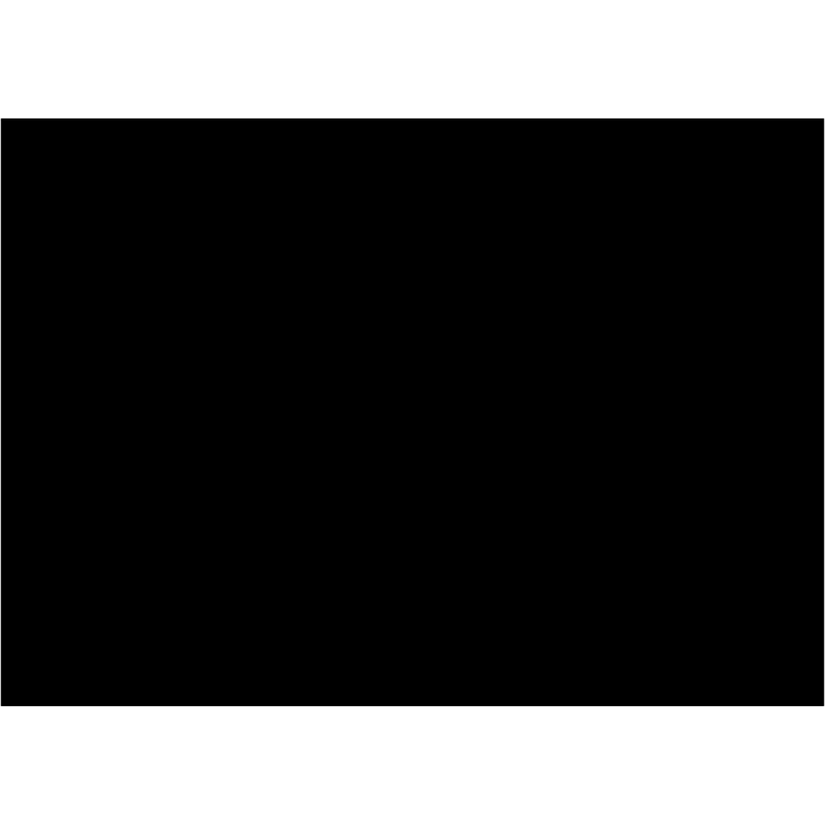 5 x 7" Black Inventory Rectangle Labels 500/Roll