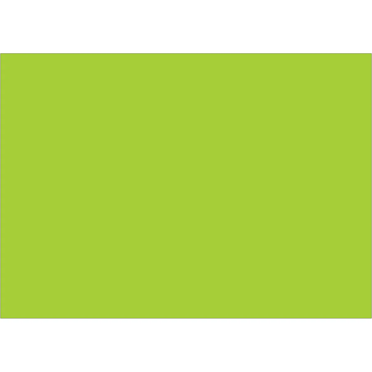 5 x 7" Fluorescent Green Inventory Rectangle Labels 500/Roll