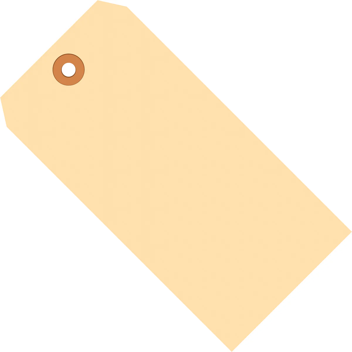 6-1/4 x 3-1/8 Manila Tags (THIN BOARD - 10 POINT) 1000/Case