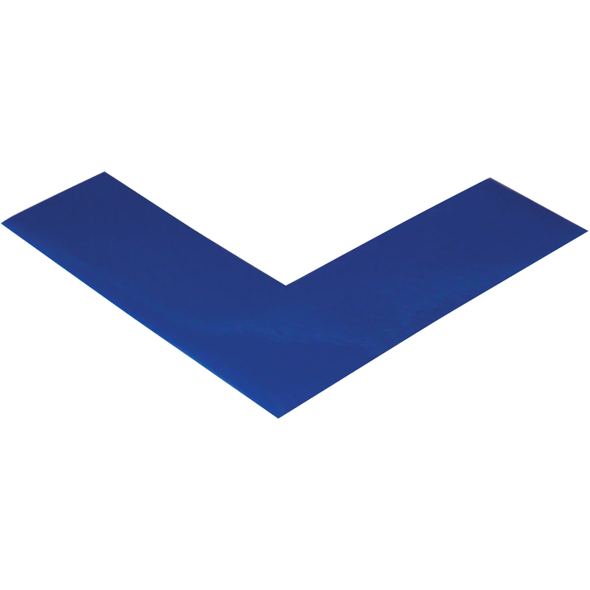 6" x 6" x 2" Blue Mighty Line Deluxe Safety Tape Angles 24/Case