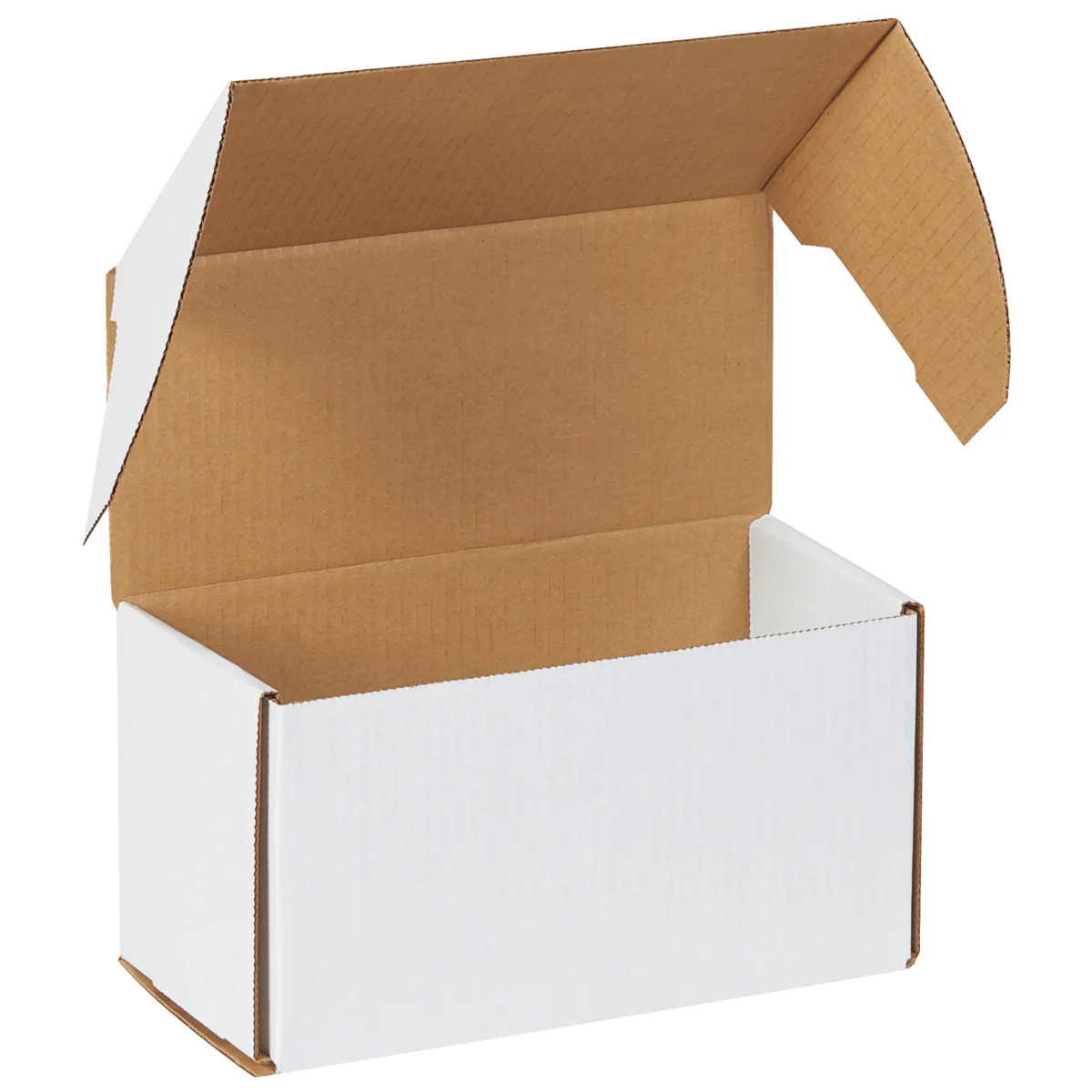 7 1/8 x 6 5/8 x 6 1/2 White Outside Tuck Mailers 25/Bundle