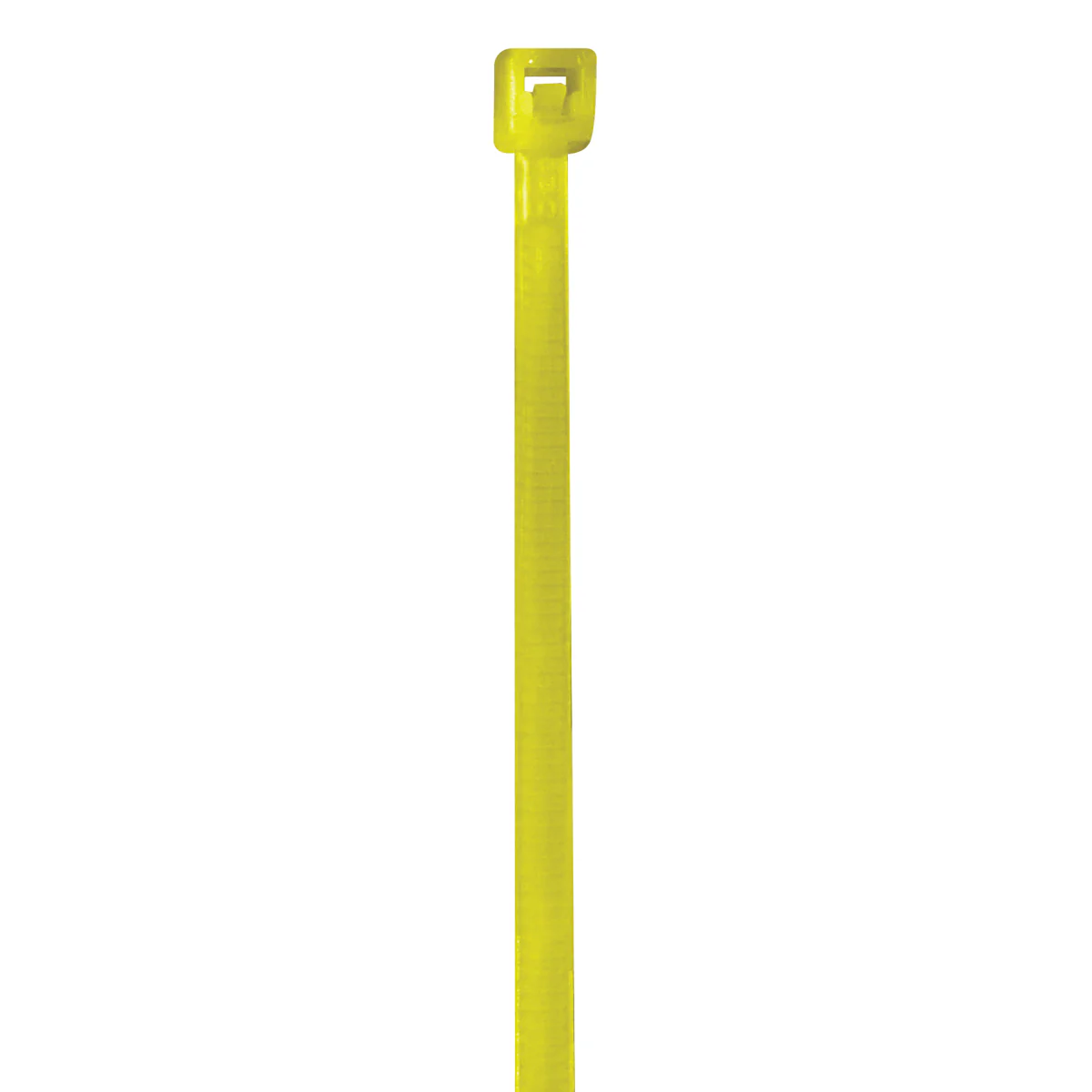 8" (40 lb Tensile) Fluorescent Yellow Cable Ties 1000/Case