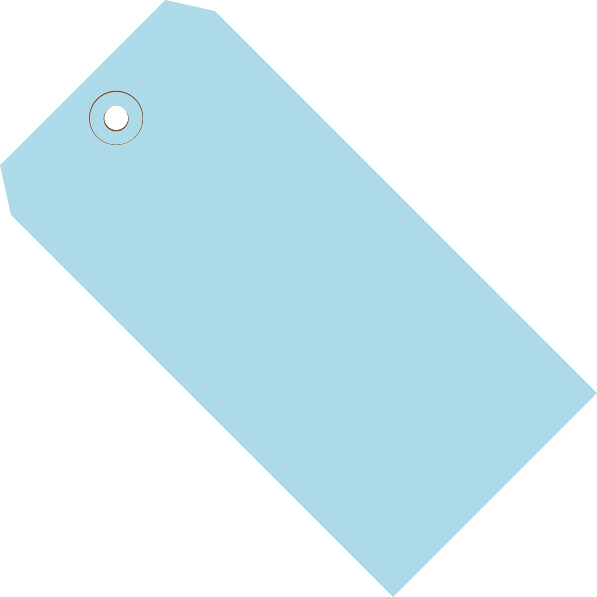 8 x 4 Light Blue Tags (THICK BOARD - 13 POINT) 500/Case