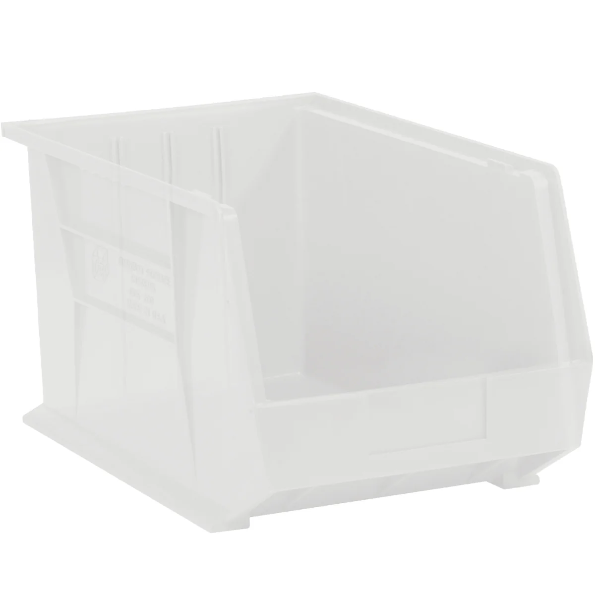 9 1/4 x 6 x 5 Clear Plastic Bin Boxes 12/Case