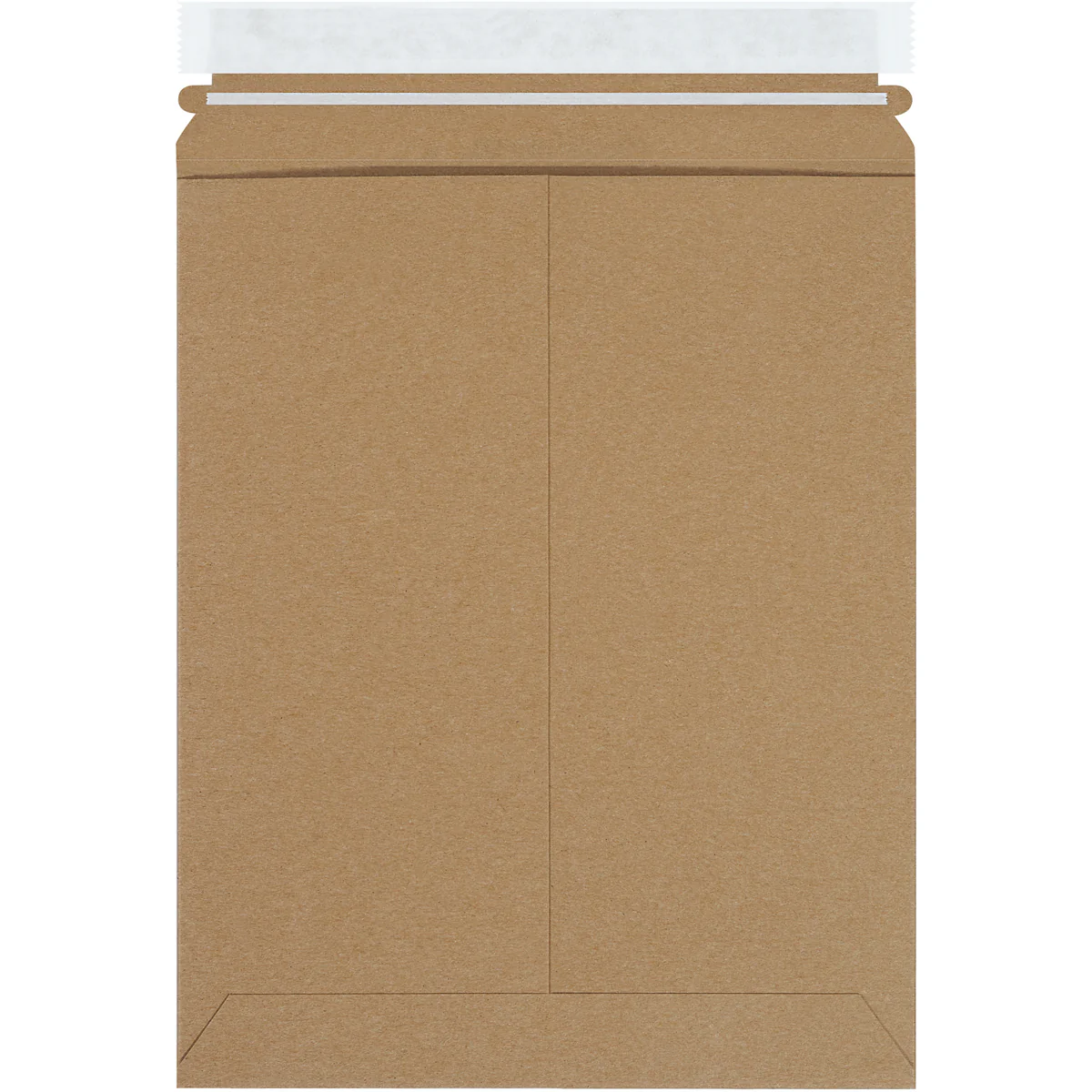 9 3/4 x 12 1/4 Self-Seal Kraft Rigid Mailer 100/Case