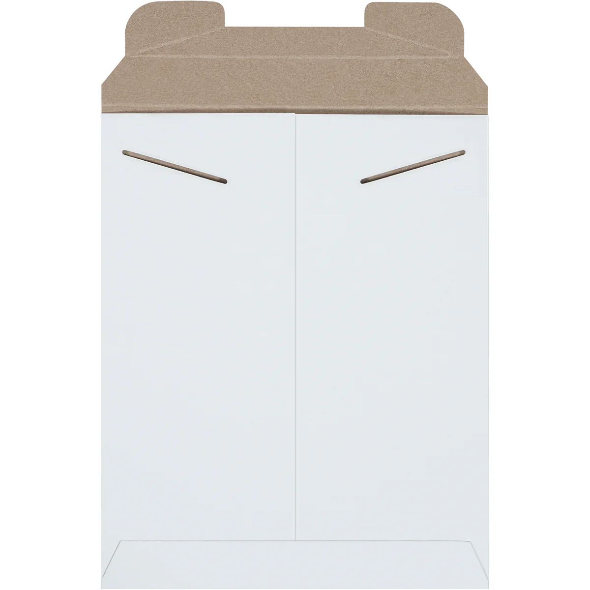 9 3/4 x 12 1/4 White Rigid Mailer 100/Case