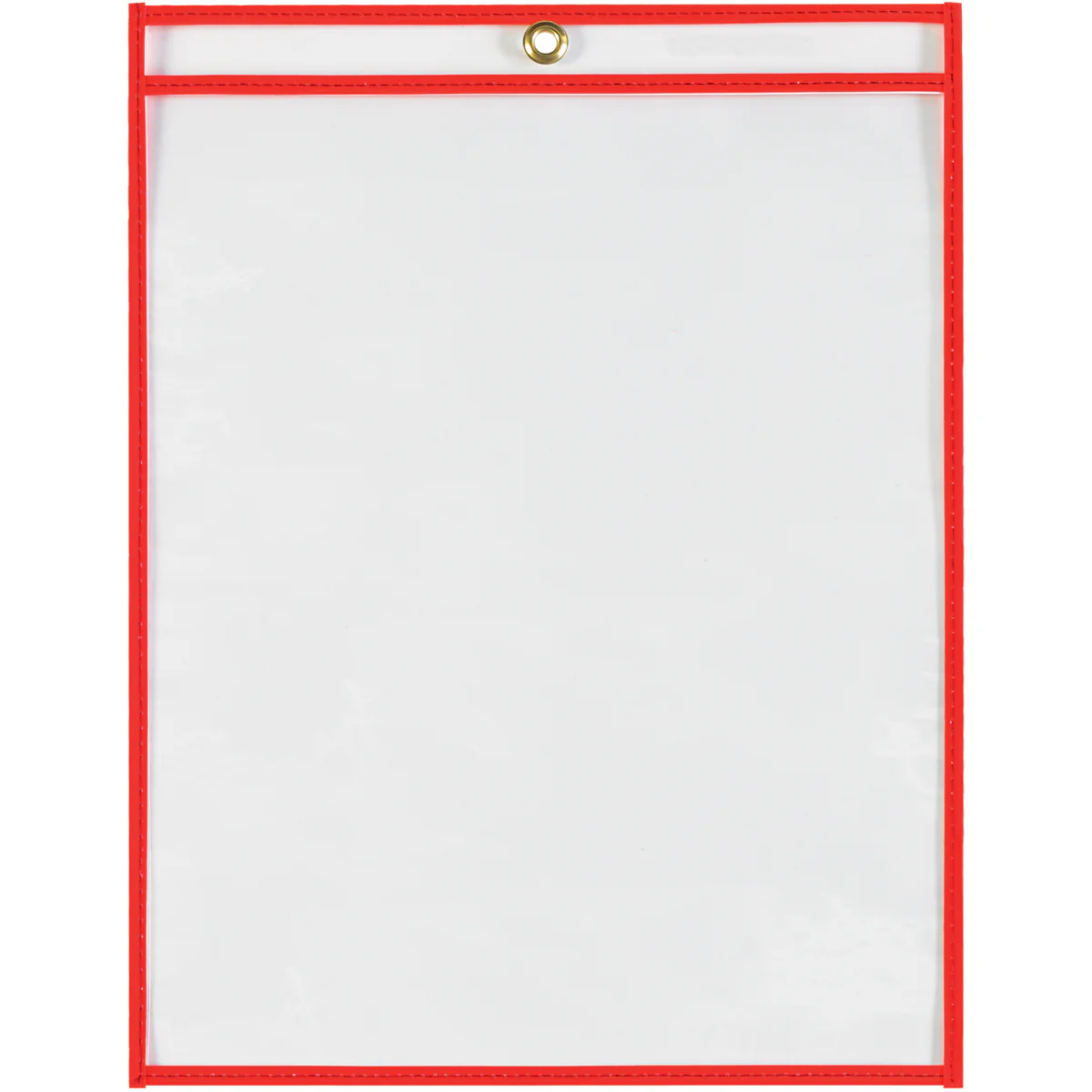 9 x 12 Neon Red Job Ticket Holders 15/Case