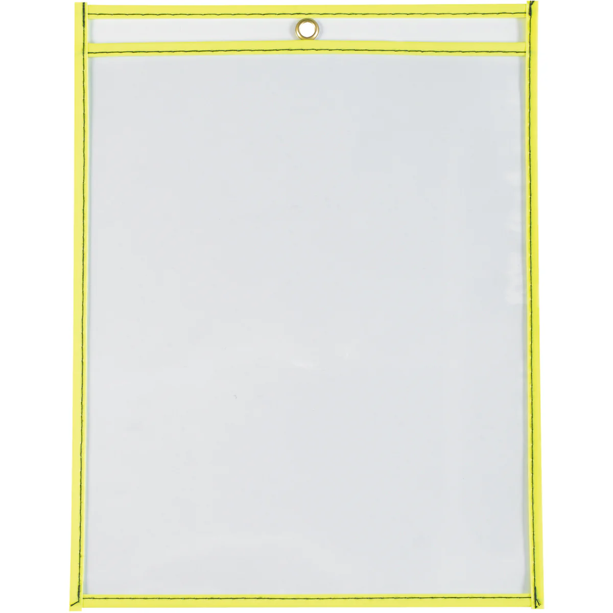 9 x 12 Neon Yellow Job Ticket Holders 15/Case