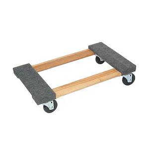 Carpeted Furniture/Piano Dolly 900# capacity 18 x 30 4-wheel