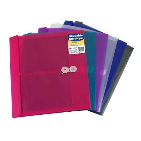 Reusable Poly Envelope Letter Size, Side Load