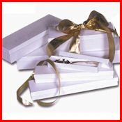 Teaspoon - 6 1/2 x 1/3/8 x 7/8 Rigid White Swirl 2-pc Box 100/Case - Image 2